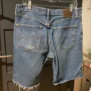 Nastygal Lee denim jean shorts oversized